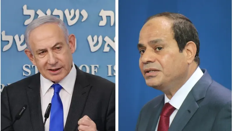 נתניהו וא-סיסי, צילום: MARC ISRAEL SELLEM/POOL***\flash90\360d, Shutterstock