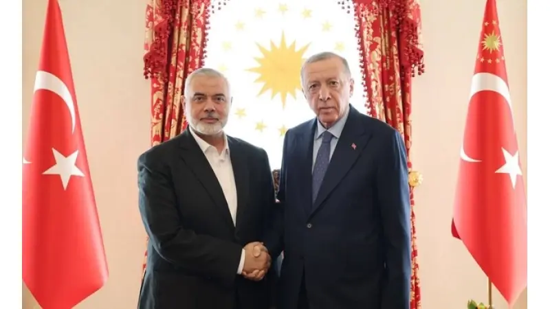 הנייה וארדואן בפגישה באיסטנבול